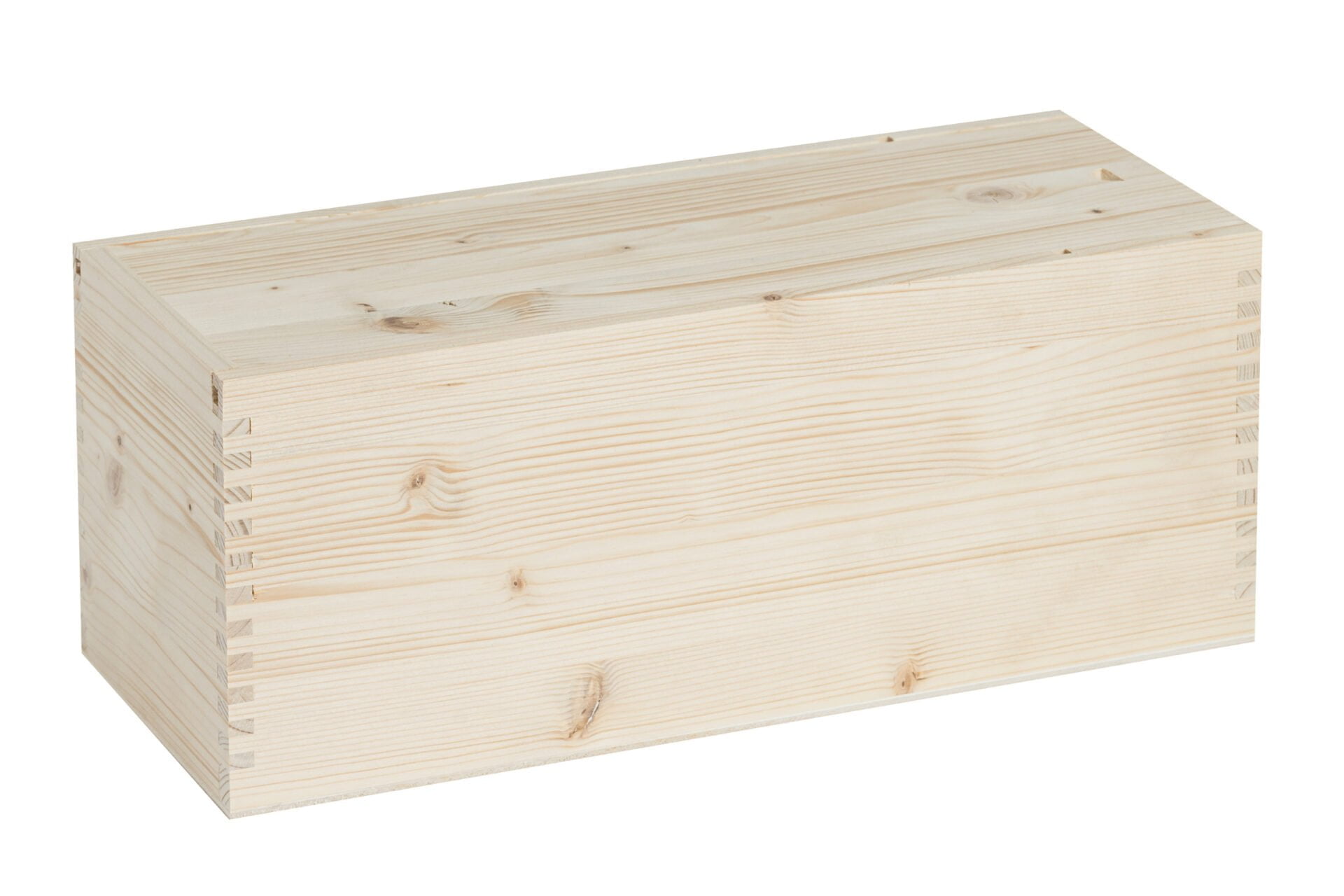 Wooden box for 1 bottle of 3000ml still wine (French-Style) - Inside measurements: 38.6X14.6X14.6