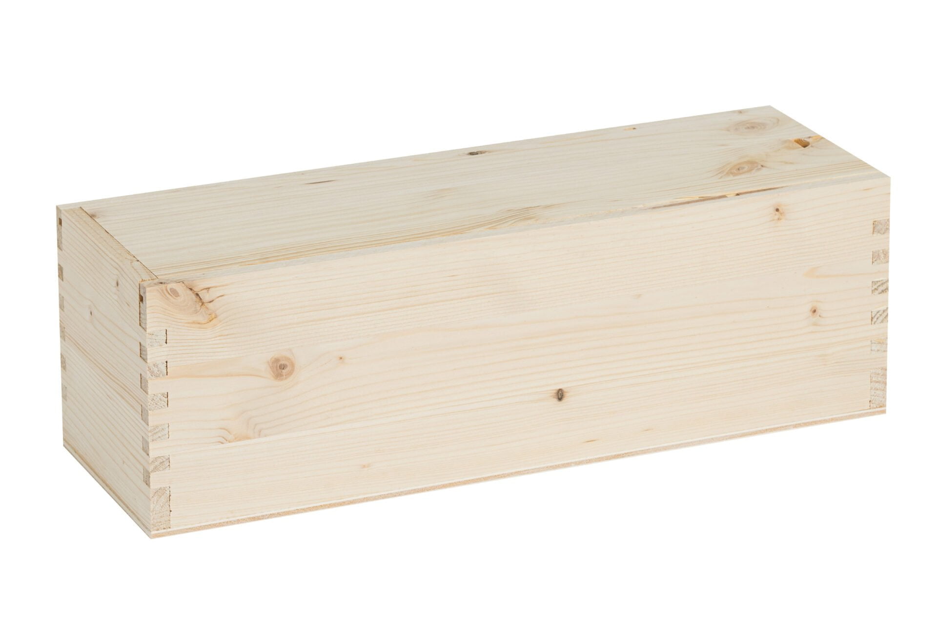 Wooden box for 1 bottle of still wine 1500 ml - Internal dimensions: 36.1X10.4X10.6
