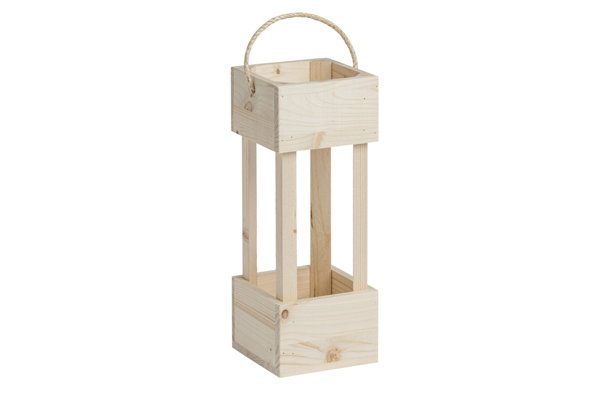 Cassetta in legno con manico per 1 bottiglie standard da 750 ml