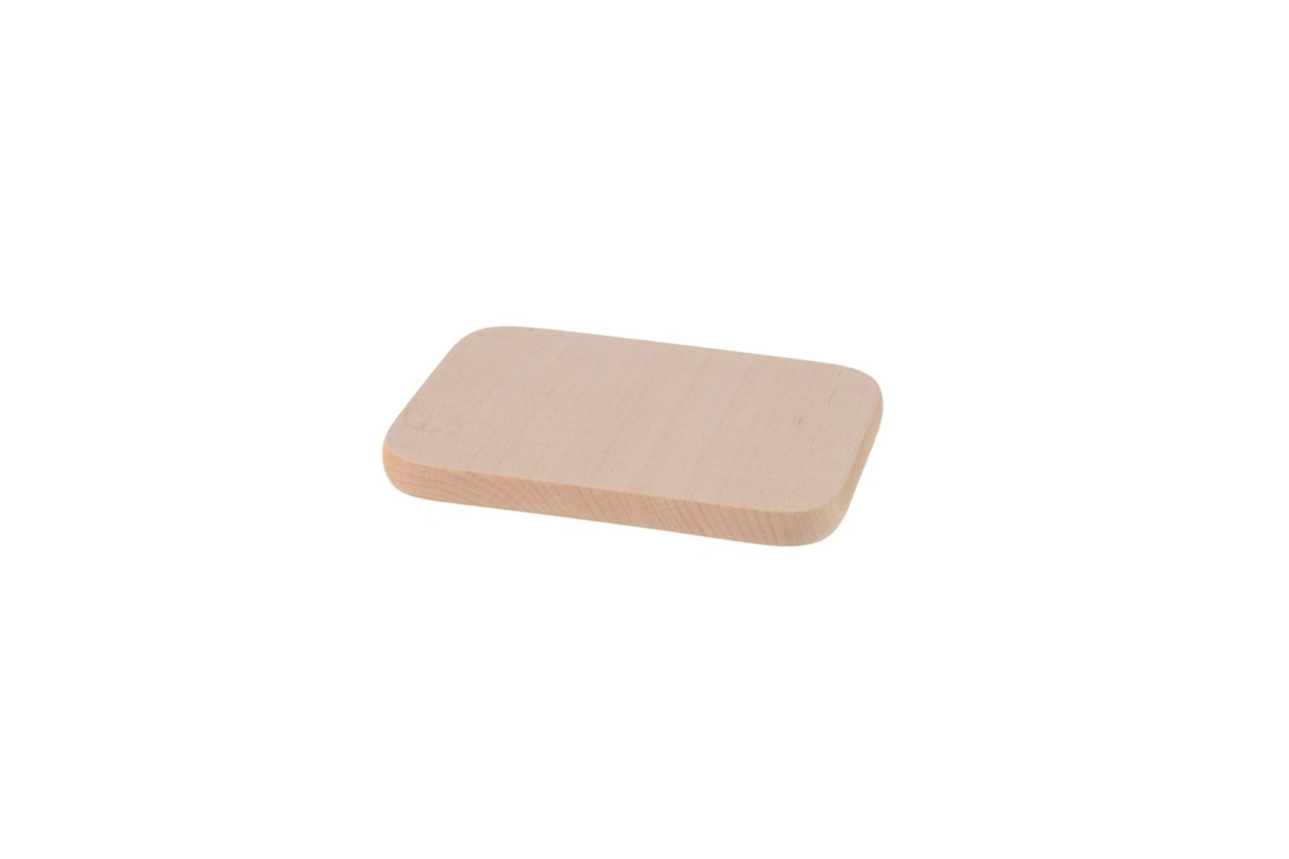 Tagliere in legno di faggio rettangolare tipo piatto per cicchetti da 18x12x1,5