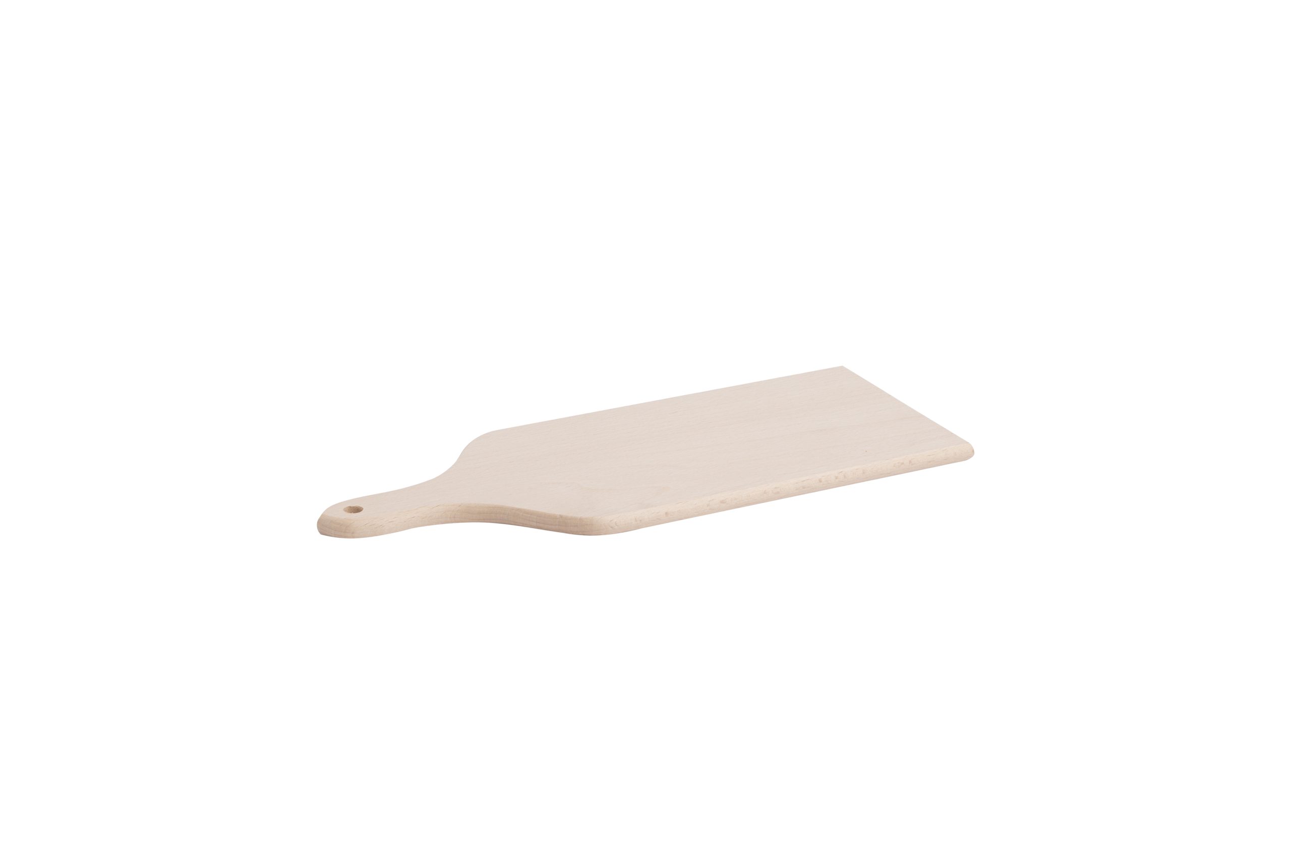 Tagliere in legno con manico tipo piatto per cicchetti da 40X20X2