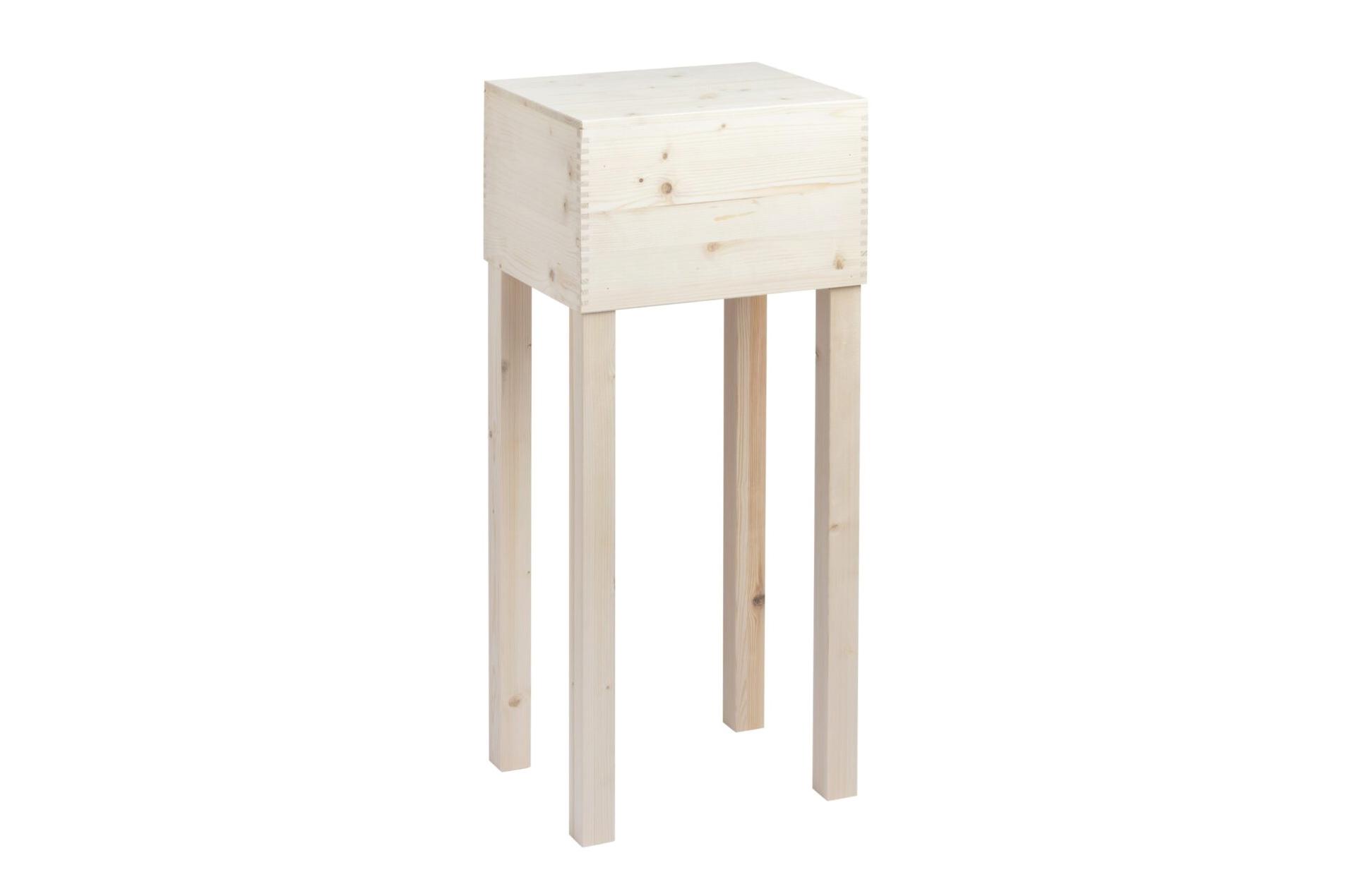 Holzhocker - Außenmaße: 36X29,5XH82