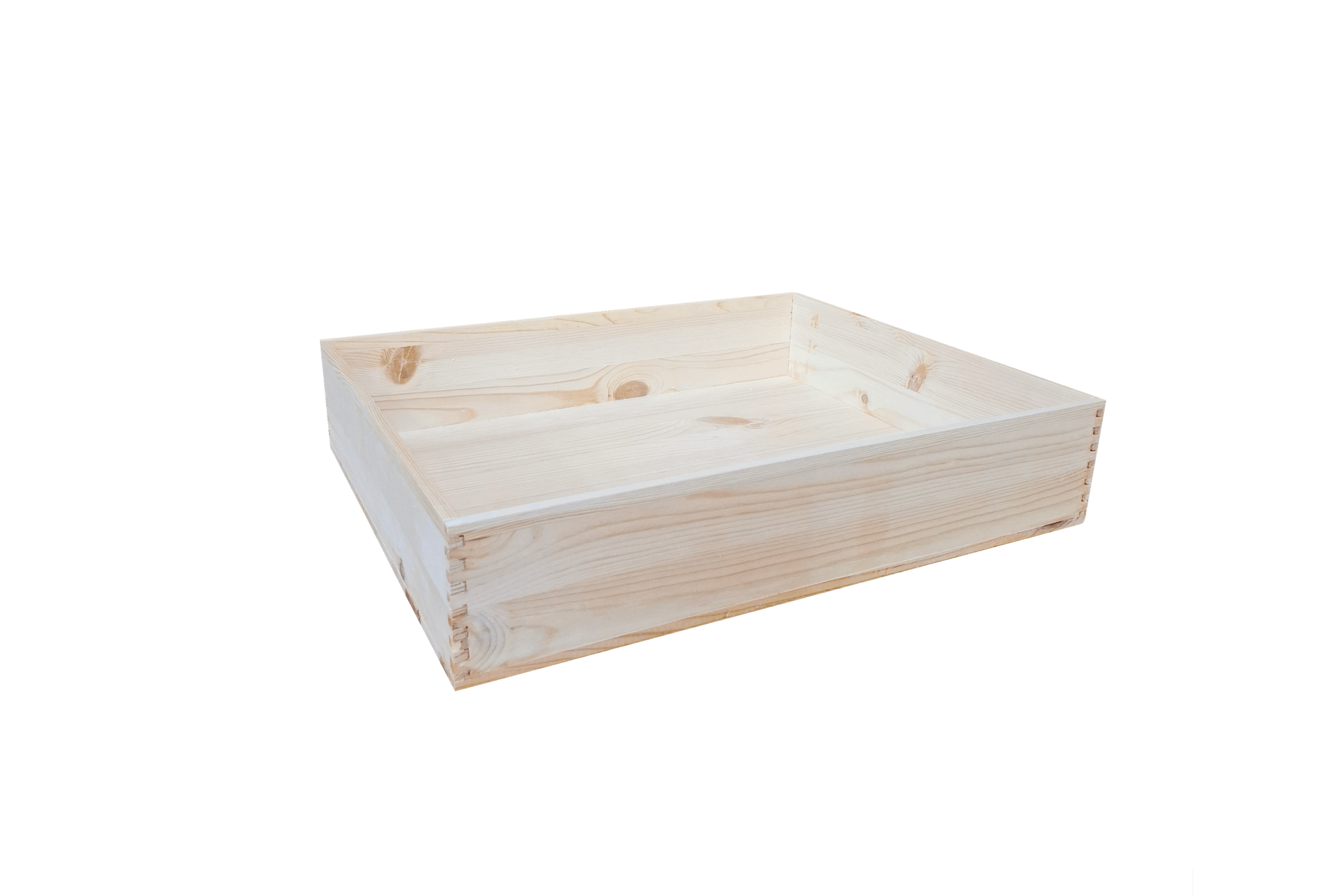 Caisse en bois type plateau – Dimensions intérieures : 50 X 40 X 10